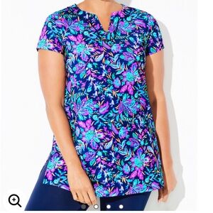 New Swimsuit For All Chlorine Resistance swim tunic long top women Plus Sz 42